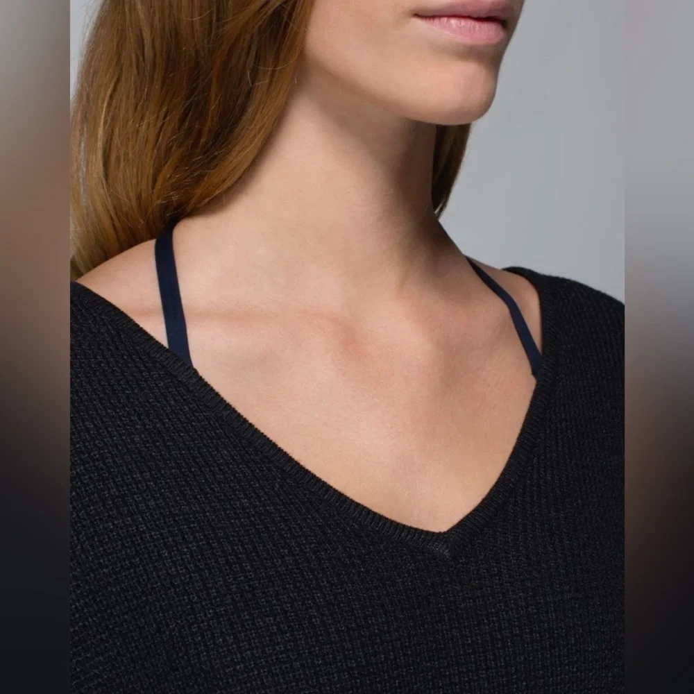 Lululemon The Sweater Life Knit Long Sleeve Shirt Top